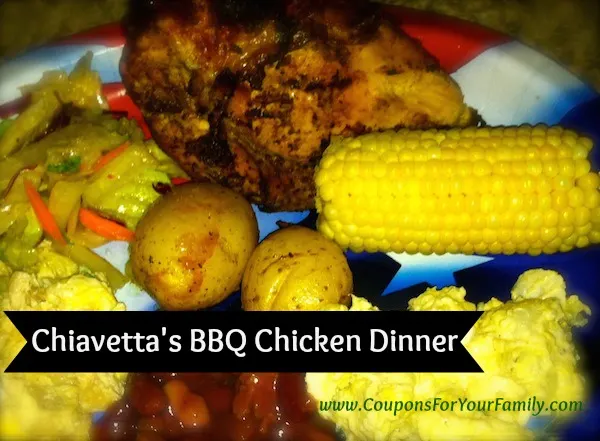 Buffalo Chiavettas BBQ Chicken Dinner