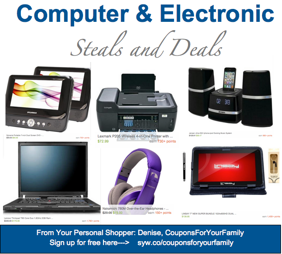 Computer and Electronics Steals & Deals