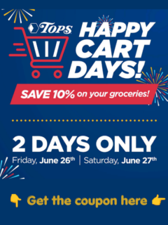 Tops 10% off coupon 2026