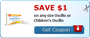Save $1.00 on any size Oscillo or Children's Oscillo