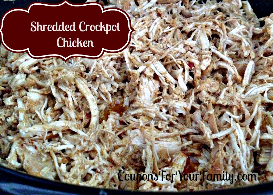 Shredded Crockpot Chicken