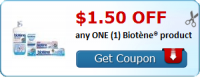 $1.50 OFF any ONE (1) Biotène® product