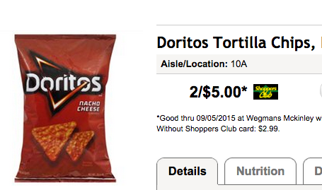 HURRY-- RARE $1/2 Dorito's Coupon to print makes for $2 Doritos at Tops ...