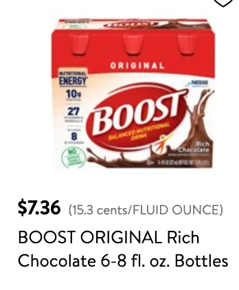 Walmart Coupons for Boost Drinks