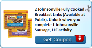 2 Johnsonville Fully Cooked Breakfast Links (Available at Publix ...