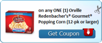 on any ONE (1) Orville Redenbacher's® Gourmet® Popping Corn (12-pk or ...