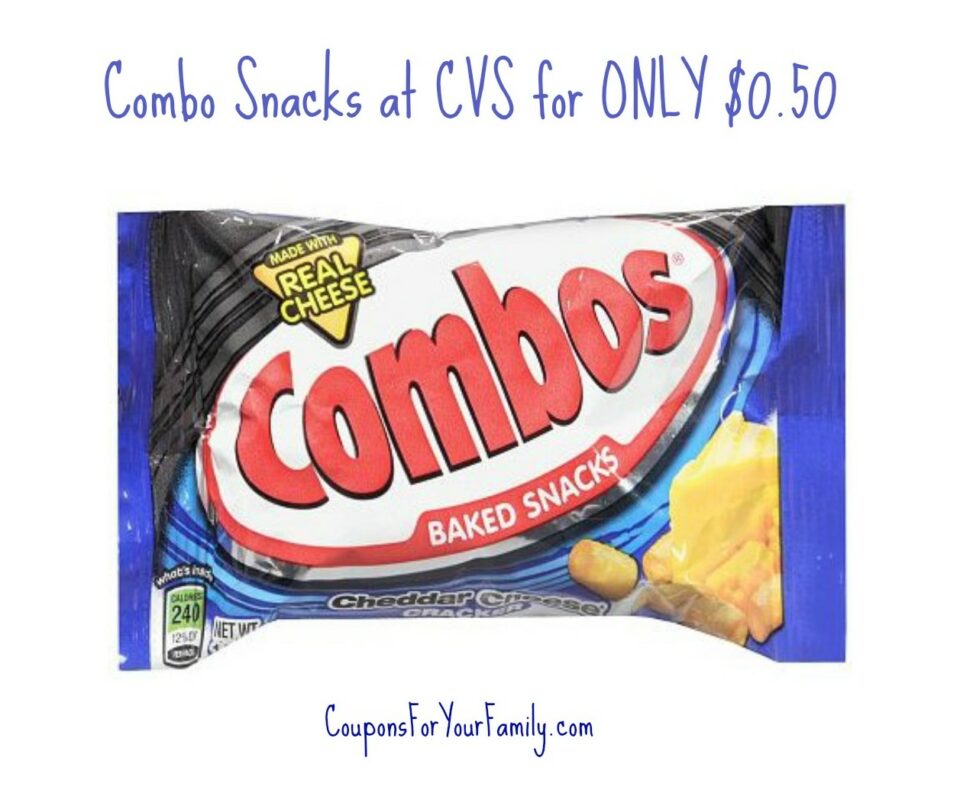 Get Combos Snacks at CVS for ONLY 0.50!!!