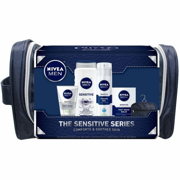 Amazon NIVEA Men 4 Piece Sensitive Collection Gift Set Only 11.25