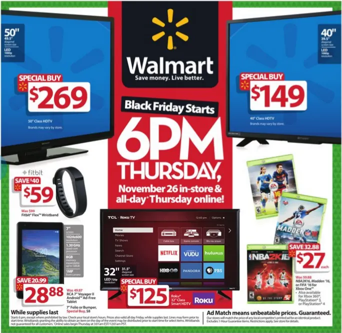 Walmart black Friday Deals 2015