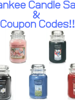 Yankee Candle Sale & Coupon Codes!!