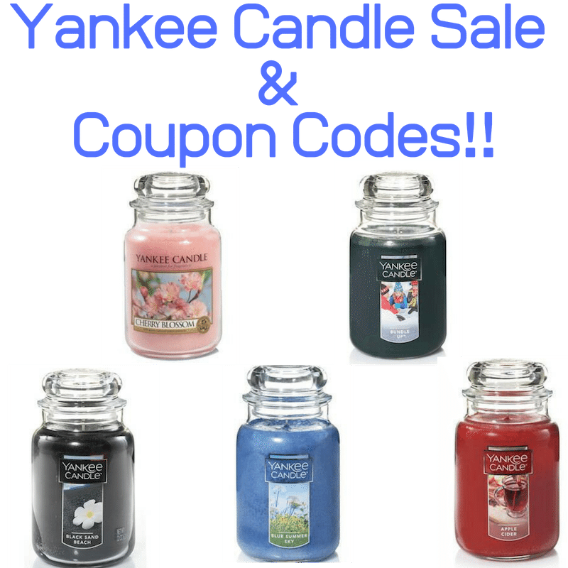 Yankee Candle Sale & Coupon Codes!!