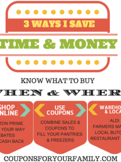 3 ways to save money & time