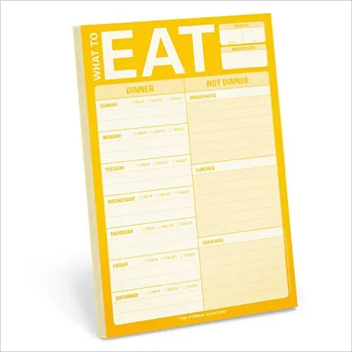 Menu Planning Pad