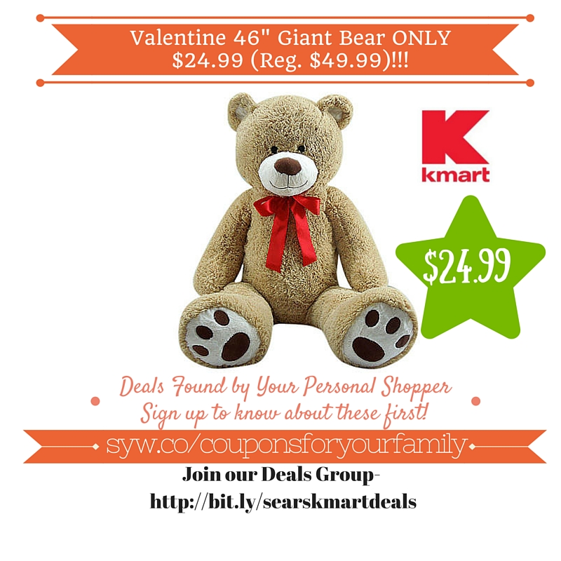 valentines bear kmart