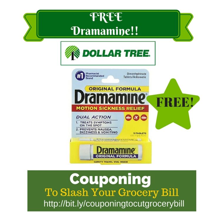 Dollar Tree Coupon Matchup: FREE Dramamine