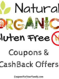 Organic and Gluten Free Coupons