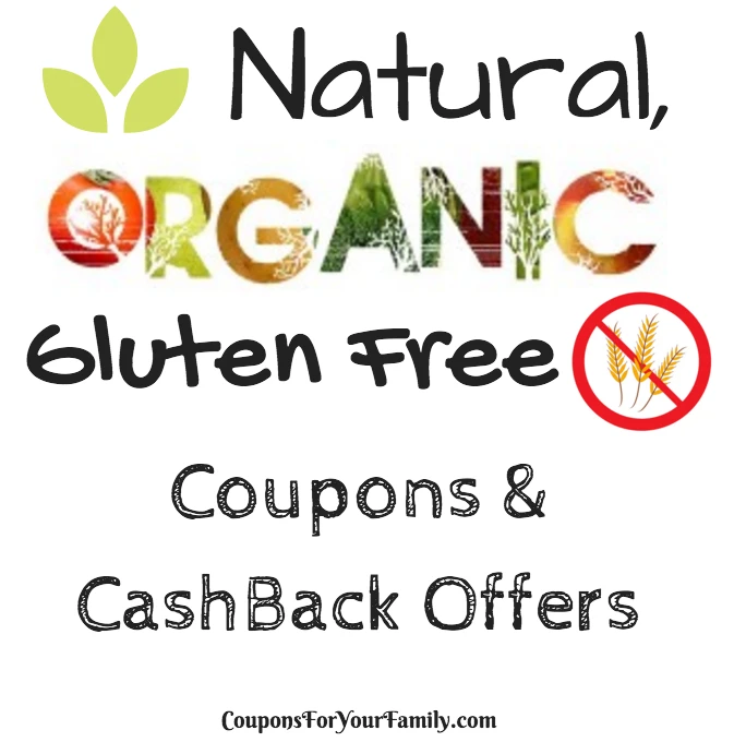 Organic and Gluten Free Coupons