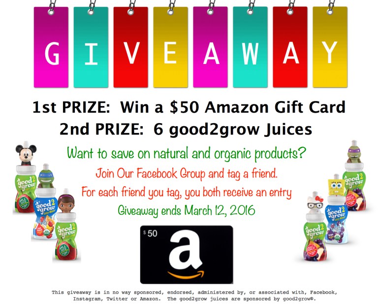 get organic coupons and amazon giveaway