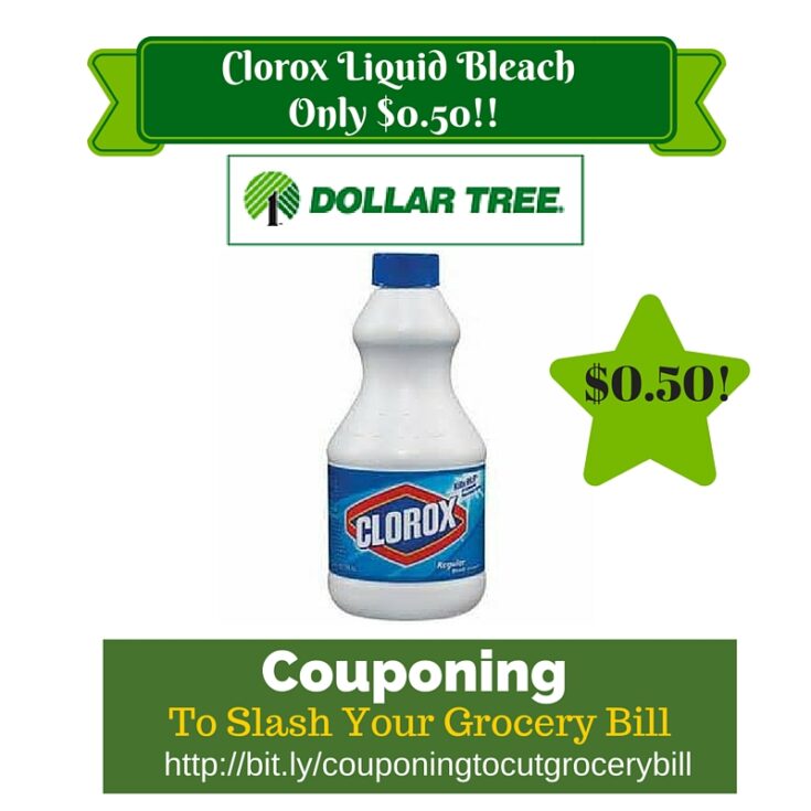 Dollar Tree Coupon Matchup: Clorox Liquid Bleach Only $0.50