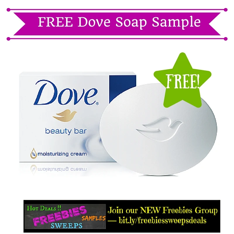 Freebies Offer: FREE Dove Soap Sample |