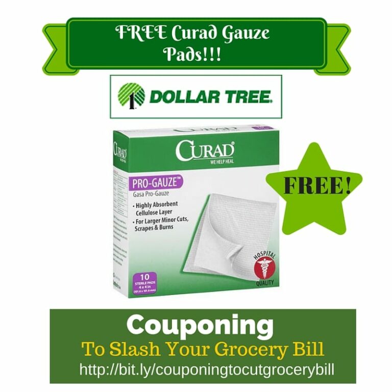Dollar Tree Coupon Matchup: FREE Curad Gauze Pads