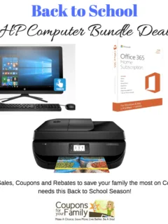 Back to School HP Computer Budle Deals