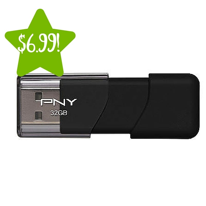 PNY 32GB Attaché USB Flash Drive Only 6.99 (Reg. 20)