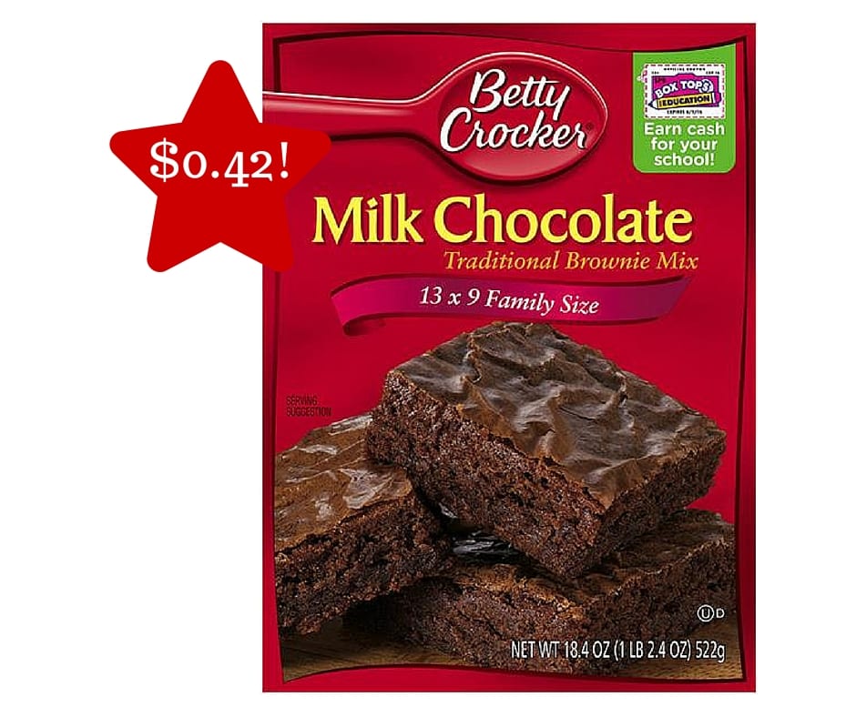 Betty Crocker Traditional Brownie Only 0.42
