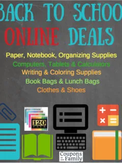 Online BAck to School Deals