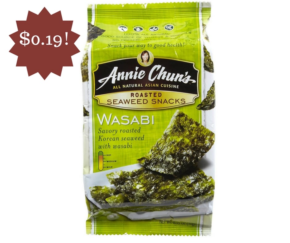 Wegmans: Annie Chun’s Seaweed Snacks Only $0.19