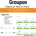 Groupon Coupons for Back to School