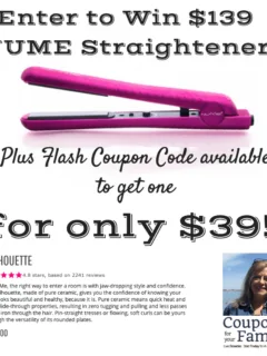 NUME Hair Straightener Giveaway
