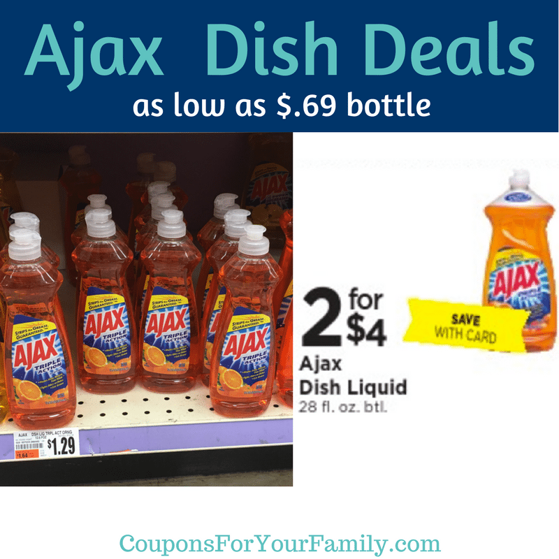 Tops Markets Ajax Liquid Dish Soap