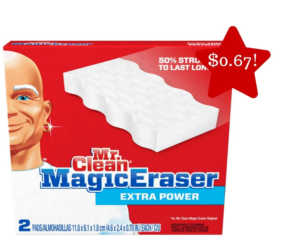 Mr. Clean Magic Eraser Extra Power Only $0.67