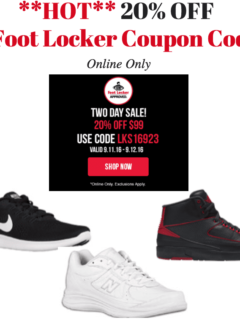 Foot Locker coupon Code