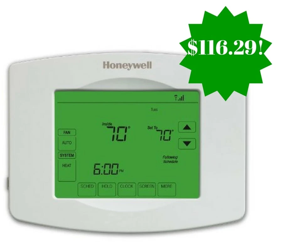 Amazon: Honeywell Wi-Fi 7-Day Programmable Touchscreen Thermostat Only $116.29 Shipped Amazon: Honeywell Wi-Fi 7-Day Programmable Touchscreen Thermostat Only $116.29 Shipped