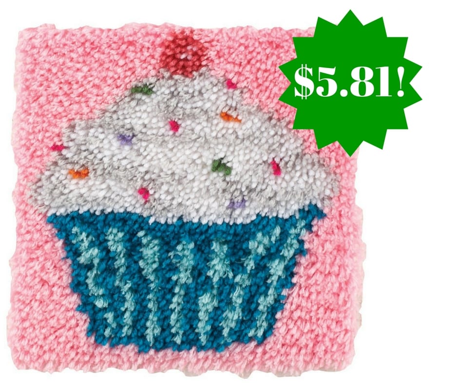 Amazon: Wonderart Cupcake Latch Hook Kit Only $5.81