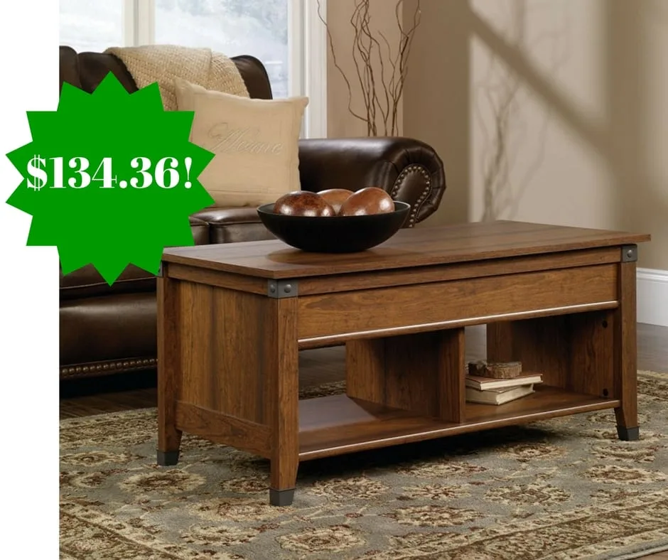 Amazon: Sauder Carson Forge Lift-Top Coffee Table Only $134.36 Shipped Amazon: Sauder Carson Forge Lift-Top Coffee Table Only $134.36 Shipped