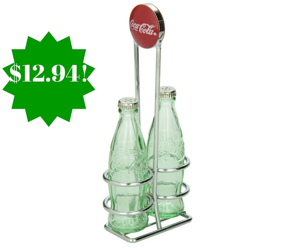 Amazon: Coca-Cola Salt and Pepper Shaker Set Only $12.94