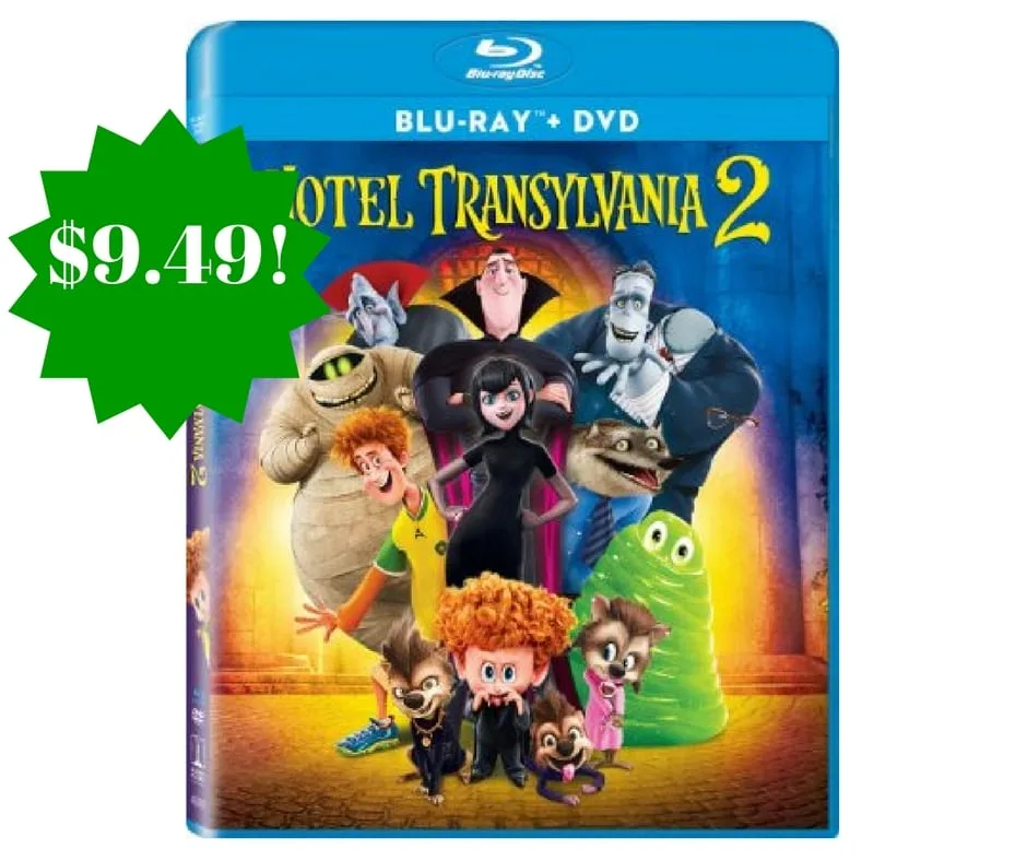 Amazon: Hotel Transylvania 2 Blu-ray + DVD Only $9.49 (Reg. $26) Amazon: Hotel Transylvania 2 Blu-ray + DVD Only $9.49 (Reg. $26)