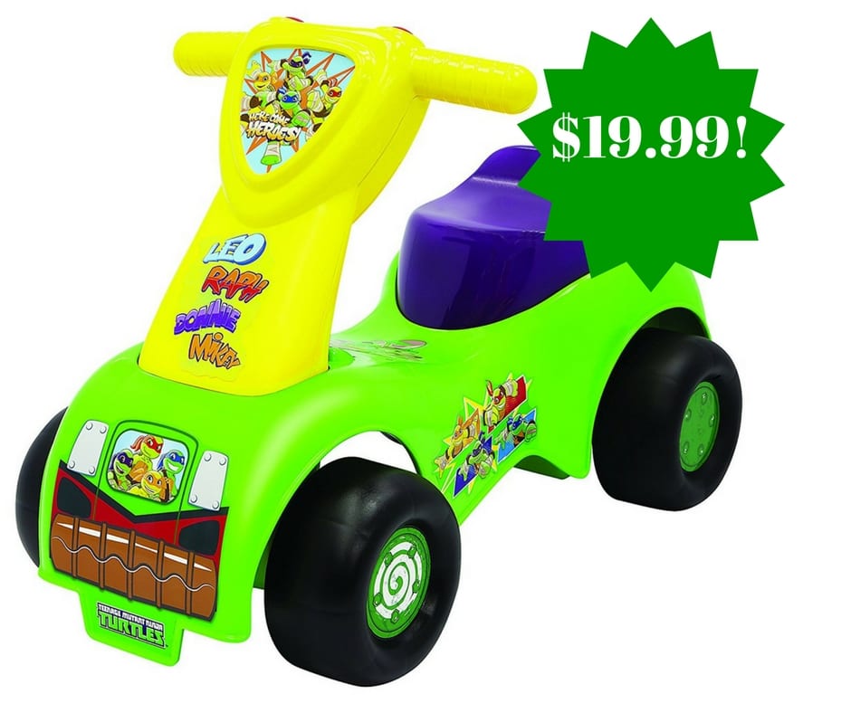 Teenage Mutant Ninja Turtles Half-Shell Heroes Push 'N Scoot Ride On Only $19.99 (Reg. $40) 