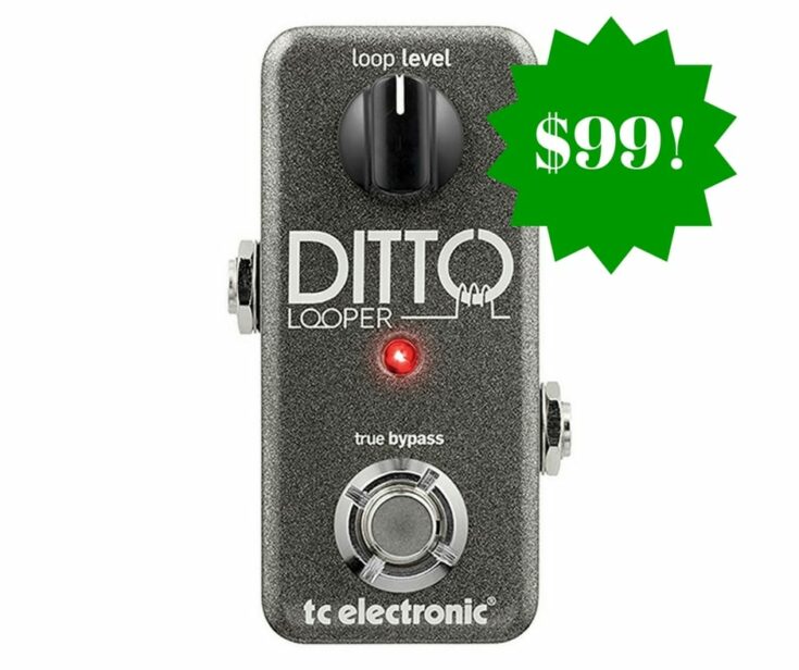 Amazon TC Electronic Guitar Ditto Looper Effects Pedal Only 99 Shipped