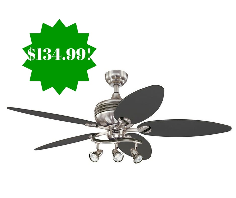 Amazon: Westinghouse Xavier II 52 Inch Ceiling Fan Only $134.99 Shipped