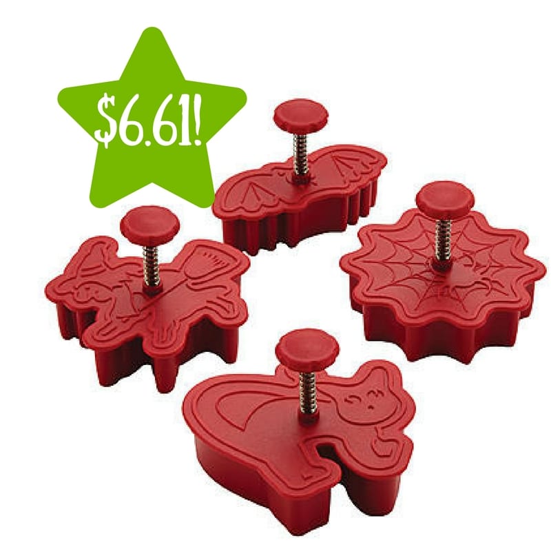 Kmart: 4-Piece Halloween Fondant Press Set Only $6.61