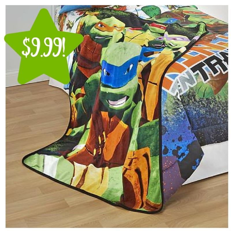 Kmart: Nickelodeon Boys' Teenage Mutant Ninja Turtles Throw Only $9.99 (Reg. $20, Today Only)