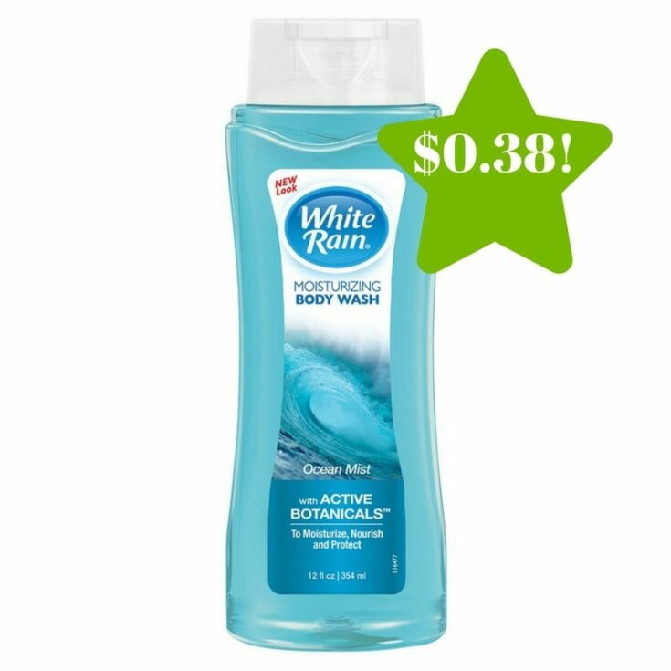 Dollar Tree White Rain Body Wash Only 0.38