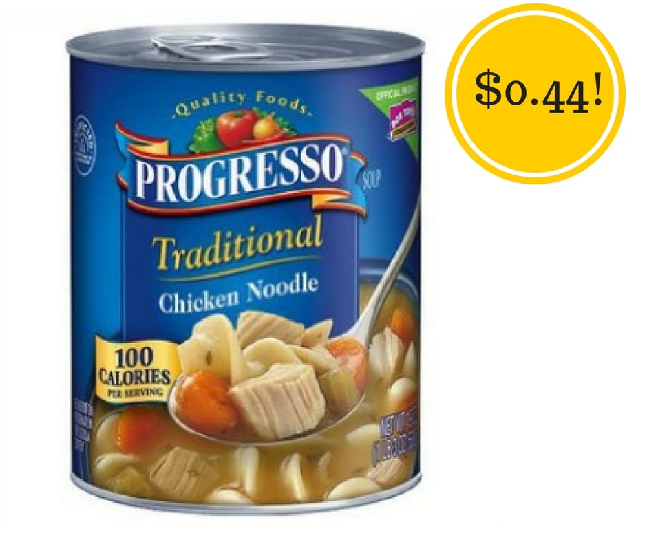 Target Progresso Canned Soup Only 0.44