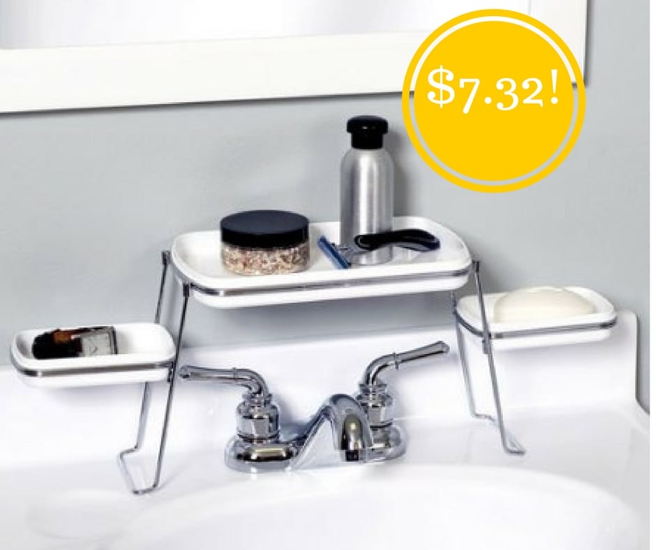 Walmart: Small Spaces Over-the-Faucet Shelves Only $7.32 (Reg. $12)