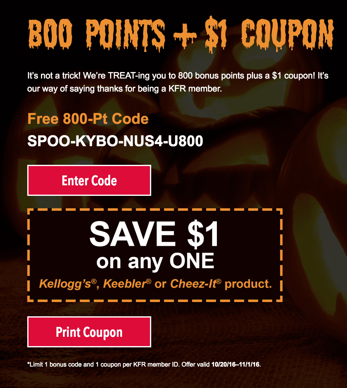 *HOT* 800 points for Kellogg's Family Rewards members PLUS $1/1 cereal ...
