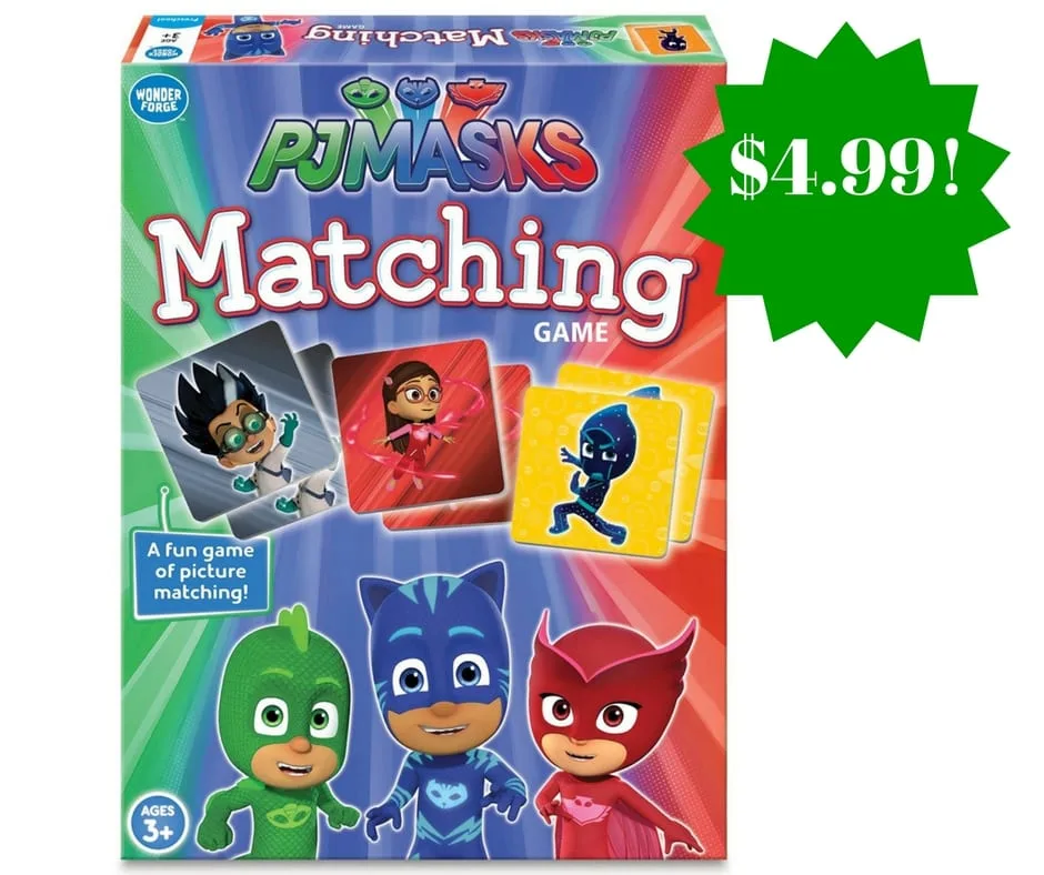 Amazon: PJ Masks Matching Game Only $4.99 Amazon: PJ Masks Matching Game Only $4.99